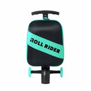 ROLL RIDER SOFTSIDE MEDIUM CHECKED SCOOTER SUITCASE - TEAL - Like New