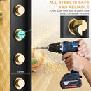 Tiskgg 2.3 Cu ft Fireproof Safe Box Fireproof Bag Electronic G-450 - Black/Gold - Like New