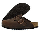 0860131 BIRKENSTOCK BOSTON HABANA LEATHER CLOGS HABANA OILED LEATHER SIZE M4.5 - Like New