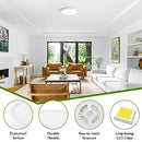 BRIGHTEVER LED FLUSH MOUNT CEILING LIGHT FIXTURE 100W EQUIVALENT 15W 1200LM 7"" - Brand New