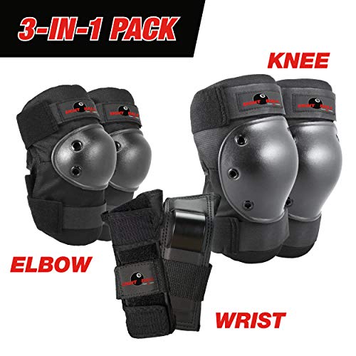 EIGHT BALL KIDS MULTI-SPORT PAD SET KNEE PADS ELBOW PADS - Scratch & Dent