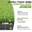 Bltend Golf Mat: 5x4ft & 5x5ft Heavy-Duty Golf Hitting Mats Practice Outdoor - Like New