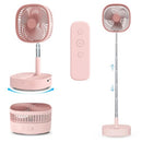 MAGESH PORTABLE OSCILLATING PEDESTAL FAN＆REMOTE 120° ROTATION - PINK - Like New