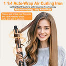 USBELFF HAIR STYLER HAIR DRYER BRUSH 110,000 RPM HB-801 - BLACK/GOLD - Like New