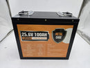 ECO-WORTHY 25.6V 100AH LIFEPO4 LITHIUM BMS 3000+DEEP CYCLES - Scratch & Dent