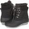 Khombu Women's Kathleen Waterproof Boot Mid Calf Black/Gray Size 9 - Brand New