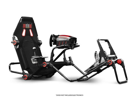 NEXT LEVEL RACING FOLDABLE SIMULATOR COCKPIT F-GT LITE - BLACK/RED - Like New