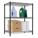 HOME BASICS WIRE SHELVING STORAGE UNIT (3 TIER) - BLACK - Like New