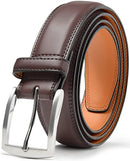 CARLO FELLINI DRESS BELT - HAND MADE 100% COW LEATHER - SIZE: MEN 42/46 WAIST - Like New