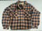 EURO JOY MEN'S FLANNEL SHERPA-LINED SHIRT JACKET - SIZE: MEN L - GOLD/BLACK - Brand New