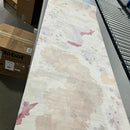 SEVOBAL PREMIUM NON-SLIP YOGA MAT EXTRA THICK EXERCISE 72.1x24x0.2 - PINK FLOWER - Brand New