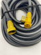 ATEROD EXPANDABLE GARDEN HOSE 100FT 10 NOZZLES SPRAYER - BLACK/BLUE - Brand New