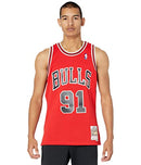 Mitchell & Ness NBA Swingman Road Jersey Bulls 97 Dennis Rodman Scarlet SM - Brand New