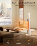 OYLUS SPACE HEATER WITH HUMIDIFIER - PORTABLE TOWER - WHITE - Like New