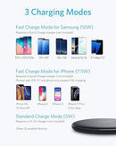 Anker 313 10W Max 2 Pack 313 Wireless Charger Pad mQi-Certified A2503 - Black - Like New