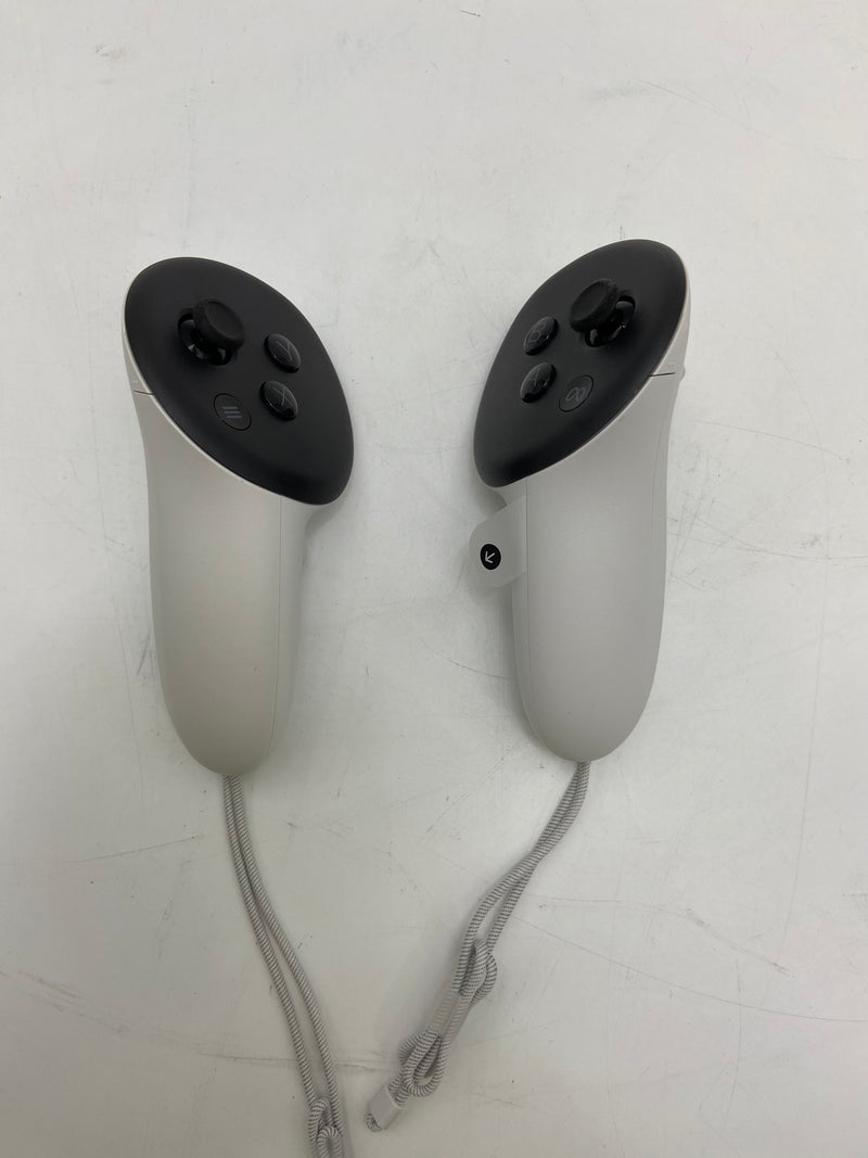 META OCULUS QUEST 3 VR CONTROLLERS LEFT & RIGHT PAIR - WHITE - Like New