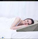 COSTWAY BED WEDGE PILLOW ADJUSTABLE MEMORY FOAM READ SLEEP BACK SUPPORT - GRAY - Like New