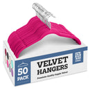 ZOBER PREMIUM VELVET SHIRT HANGERS 50 PACK NON SLIP CLOTHES HANGERS GAIN - MULTI - Like New