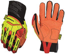 MECHANIX WEAR MPCR-91-010-FO-L M-Pact Xplor D4 Gloves Large Green/Orange - Like New