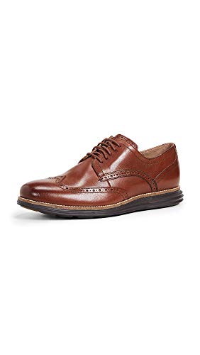 Cole Haan Men's Original Grand Shortwing Oxford Woodbury/Java Size 8.5 - Like New