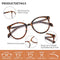 3 Pack Progressive Reading Glasses for Women Men Round Frame Multifocal Readers - Like New