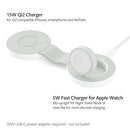 TWELVE SOUTH BUTTERFLY SE 2-IN-1 COMPACT FOLDABLE WIRELESS CHARGER - WHITE - Like New