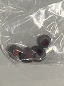 TIMMKOO STEREO WIRED EARBUDS - BLACK/RED - Like New