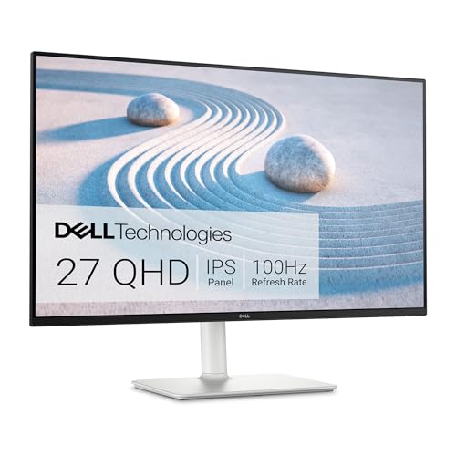 Dell S2725DS Monitor 27" QHD (2560x1440) 100Hz 2x5W speakers - Ash White - Like New