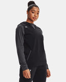 UNDER ARMOUR WOMEN'S UA DYNASTY FLEECE HOODY - SIZE: WOMEN XL - BLACK/GRAY - Brand New