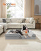 FEANDREA ORTHOPEDIC DOG BED MEMORY FOAM DOG BED SOFA PET COUCH - DOVE GREY - Brand New