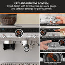 KRUPS Precision Espresso Coffee Machine with Grinder, Latte & Cappuccino Maker - Like New