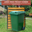 OUTDOORNESTHUB AIR CONDITIONER FENCE 1 PANEL, 38" W X 60" H METAL STAKES - Like New