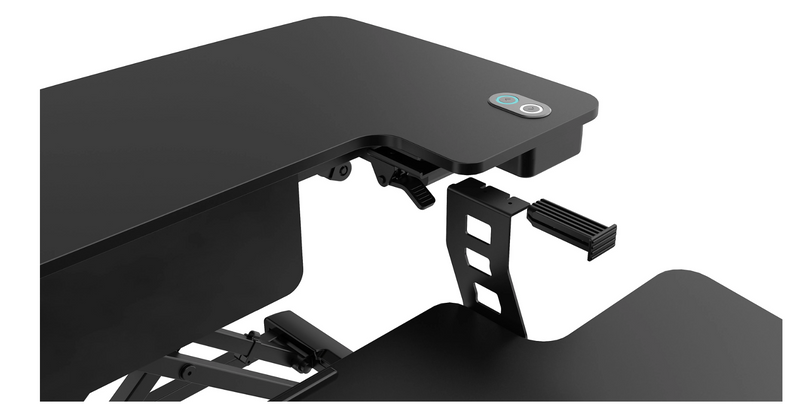 FlexiSpot EM7MA Metal Electric Sit-Stand Desk Converter EM7MA - Black Like New
