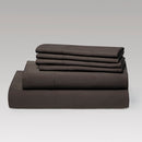 KATHY IRELAND BAMBOO COOLING 6 PIECE SHEET SET WITH DEEP POCKETS - FULL - BROWN - Brand New