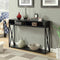 161889BL CONVENIENCE CONCEPTS TUCSON DELUXE CONSOLE TABLE WITH SHELF - BLACK - Like New