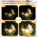 BRIGHTEVER 200FT OUTDOOR STRING LIGHTS DIMMABLE LED OUTSIDE PATIO LIGHTS G40 - Like New