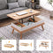 BIDISO LIFT TOP COFFEE CENTER TABLE WITH HIDDEN STORAGE - Scratch & Dent