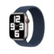 APPLE WATCH BRAIDED SOLO LOOP 45MM - SIZE 4 ML6H3AM/A - ABYSS BLUE - Brand New