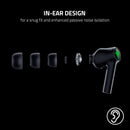 Razer Hammerhead True Wireless (2nd Gen) Bluetooth Gaming Earbuds -CLASSIC BLACK New