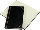 NATIONAL TEXHIDE SERIES RECORD BOOK, 14.25" X 8.75", 300 PAGES (57131) - BLACK - Like New