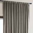 HPD Half Price Drapes Heritage Plush Velvet Curtains B08S7P5TSC -Gallery Taupe - Like New