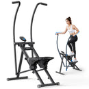 MERACH STAIR STEPPER EXERCISE VERTICAL CLIMBER MACHINE FULLBODY HOME GYM - BLACK - Like New