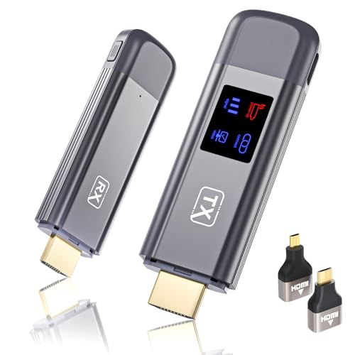 TTQ Wireless HDMI Transmitter and Receiver, 4K Decode 1080P Output, WIRELESS - Brand New