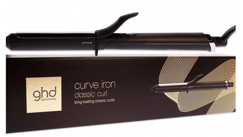 GHD Classic Curl Hair Professional Curling Iron | CLT262 Black 1 Inch - Like New