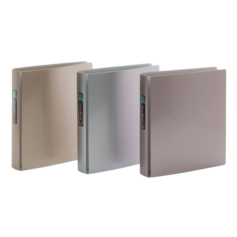 OFFICE DEPOT BRAND EVERBIND FASHION 3-RING BINDER PACK 12 OD07003 - Like New