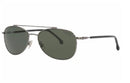 CARRERA AVIATOR SUNGLASSES DARK RUTHENIUM FRAME GREEN POLARIZED LENSES 58-17-145 - Like New