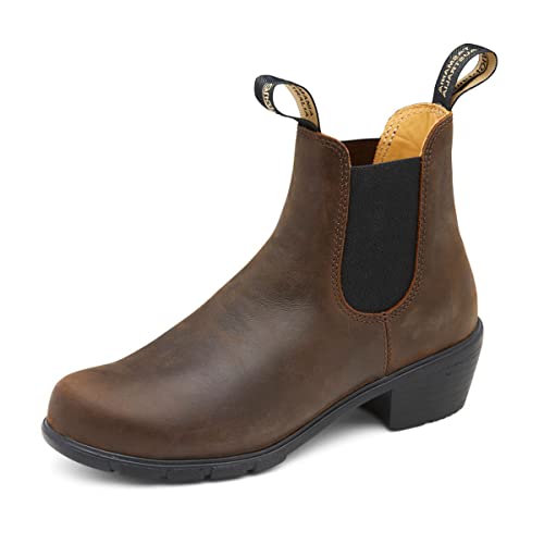1673 Blundstone Women's Heeled Chelsea Boot Dark Brown AU/UK 5.5 8.5 - Like New