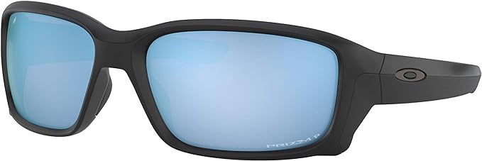 OAKLEY OO9331 Straightlink Rectangular Sunglasses - Prizm Deep Water/Matte Black - Like New