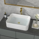 Sarlai Vessel Sink Rectangular 19"x15" Bathroom Sink Rectangle B07C62H46B - Brand New