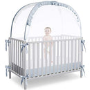 L RUNNZER Baby Crib Tent, Breathable Pop Up Canopy Auto-Lock Zipper - B08NJGZQZM - Like New